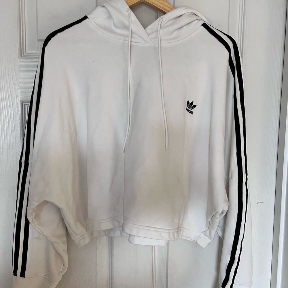 Cropped adidas hoodie